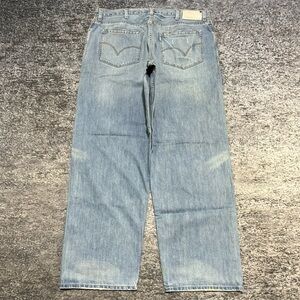 VTG Levis Silver Tab Jeans Mens 38x32 Light Blue Loose Baggy Wide Leg Skater Y2K